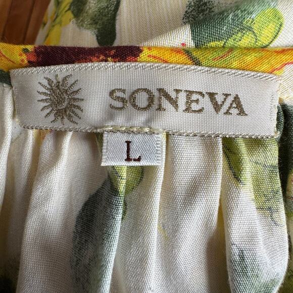 SONEVA Boho Sunflower Top w/ Flounce Sleeves - Picture 8 of 8